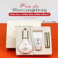 Bộ Kem Nền Trang Điểm Whoo Gongjinhyang Seol Brightening UV Protective BB Cream - DORIS BEAUTY