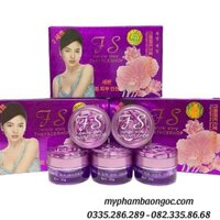BỘ KEM THE FACE SHOP TÍM DƯỠNG TRẮNG DA TRỊ NÁM HÀN QUỐC