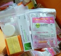 Bộ kem trị nám garnier của thái lan (6 món)