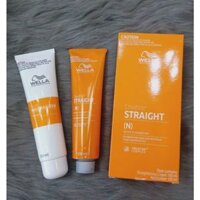 Bộ kem uốn duỗi tóc Wella Creatine Straight 100ml x2 ( mới) "
