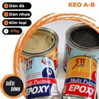 Bộ Keo AB Epoxy 511 Keo Công Nghiệp Đa Năng 675g