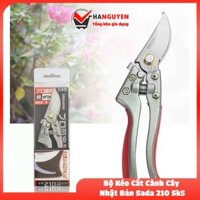 Bộ Kéo Cắt Cành Cây Nhật Bản Sada 210 Sk5 - Kìm Cắt Cành Cây Cảnh, Tỉa Cành Cây - Dụng Cụ Làm Vườn