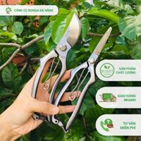 Bộ kéo cắt cành, kéo tỉa dăm thép trắng cao cấp loại 1 Đài Loan [KCC-06.KTD-01] - Công cụ Bonsai Đà Nẵng