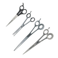 Bộ kéo cắt tỉa lông chó mèo Rose Line 4 Piece Scissor Set