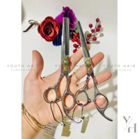 Bộ kéo cắt tỉa tóc Jason chuyên nghiệp, kéo cắt tóc nam nữ cao cấp