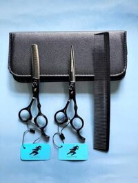 Bộ kéo cắt tóc FREELANDER NHẬT cao cấp tặng kèm bao da, lược Toni&Guy