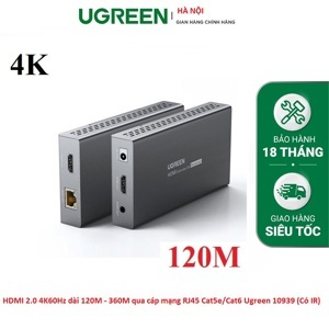 Bộ kéo dài tín hiệu HDMI Ugreen 10939