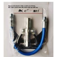 Bộ kẹp bơm mỡ 2 cánh 6 chấu,kẹp được vú 6M, 8M, 10M, 12M hai tay bóp có đệm