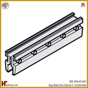 Bộ kẹp kính dày 10mm cho cửa trượt Hafele 940.43.041