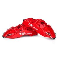 Bộ kẹp phanh TEI sửa đổi bộ sáu pít-tông lớn S60 Plus phù hợp với xe hơi Porsche 911 Weilai ES8 Kẹp phanh