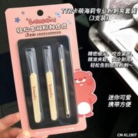 Bộ kẹp tế bào kim nặn mụn siêu mịn của thẻ TR Meng Haili kẹp mụn đầu đen Kẹp nhíp để loại bỏ mụn và kín miệng thần thánh làm đẹp