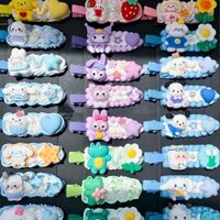 Bộ Kẹp Tóc Keo Kem Tự Làm Gói Nguyên Liệu Handmade Phụ Kiện Nhựa Dễ Thương