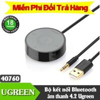 Bộ kết nối Bluetooth âm thanh 4.2 hỗ trợ aptX kết nối điện thoại trên Ô tô - Hàng Chính Hãng Ugreen 40760