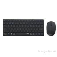 Bộ Key + Mouse không Bluetooth/Wireless Rapoo 9050M (Màu đen) mini