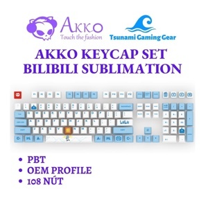 Bộ Keycap Akko Bilibili sublimation