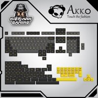 Bộ Keycap – Black & Gold (ABS Double-Shot / SAL profile / 195 nút) | Hàng chính hãng Akko Việt Nam