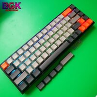 Bộ Keycap DSA PBT 74 phím không in ký tự dùng cho phím 60 đến 68 Chất liệu PBT dày không xuyên LED