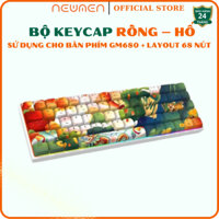 Bộ Keycap Newmen cho GM680 Long Hổ Jungle Layout 68 nút - Hàng chính hãng