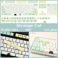 Bộ keycap PBT Profile XDA Strange Cat 131 phím