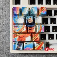 Bộ Keycap Son Goku - Super Saiyan Blue (PBT, dye-sub)