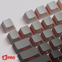Bộ Keycap Veekos Black Gradient (PBT, 135 Nút)