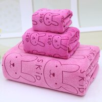 Bộ khăn tắm cao cấp gồm 3 loại cho trẻ em kiểu Hàn Quốc  MS