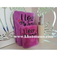 Bộ khăn tắm, khăn mặt siêu mềm