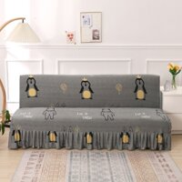 Bộ Khăn trải giường sofa không có tay vịn kiểu váy Bộ Khăn trải giường sofa đa năng có thể gập lại Bộ Khăn trải giường sofa có thể tùy chỉnh kích thước