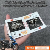 Bộ Khâu Bửng Dàn Áo Inox CTS Cho Xe Yamaha LC135 V2-V7, Exciter 135 5s (2011-2014)