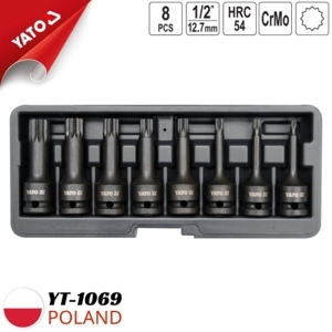 Bộ khẩu giác 12 chìm 1/2" Yato YT-1069
