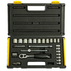 Bộ khẩu hệ mét Stanley 89-035 - 6 cạnh, 24 chi tiết