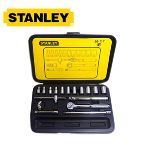 Bộ khẩu metric Stanley 86-117 - 1/4 inch 6 cạnh 16 chi tiết
