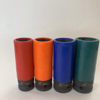 Bộ khẩu tuýp tháo lốp bọc nhựa CHỐNG XƯỚC cỡ 17mm, 19mm, 21mm và 22mm