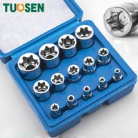 Bộ khẩu vặn ốc hoa thị 14 chi tiết - Một sản phẩm của TUOSEN