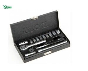 Bộ khẩu vặn tay Yato YT 14411, 15 chi tiết 1/4 inch
