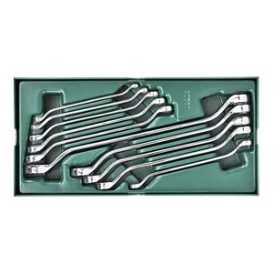 Bộ khay cờ lê 10 chi tiết: cờ lê vòng miệng Sata 09904