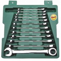 Bộ khay cờ lê tự động 2 đầu vòng miệng 12 chi tiết SATA 09040