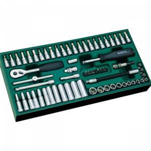 Bộ khay đầu tuýp 66 chi tiết 1/4" Sata 09901