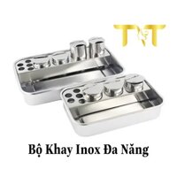 BỘ KHAY INOX ĐA NĂNG 204 VÀ 304 ( CÓ SHIP HỎA TỐC )