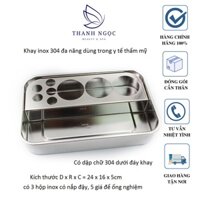 Bộ khay inox đa năng dành cho Spa, thẩm mỹ viện