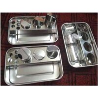 Bộ khay inox dùng trong y tế spa thẫm mỹ viện