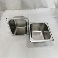 Bộ khay nắp inox  sâu vuông KITMK4