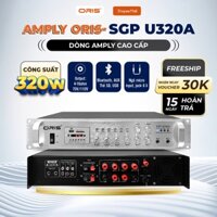 Bộ khếch đại công suất 320W ORIS U320A, amply loa phóng thanh khả năng cho ra âm thanh chính xác đến từng dải tần - ORIS