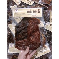BÒ KHÔ MIẾNG CAY CAY 500gram tặng kèm túi zip - đồ ăn vặt Hà Nội đặc biệt thơm ngon nhà Mẹ Gấu