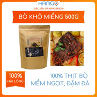Bò Khô Miếng đặc sản Đà Nẵng Hanigo 500G - Khô Bò Miếng 100% Thịt Bò Tươi- Gia Vị Tự Nhiên