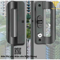 Bộ khoá chữ D cửa đi lùa nhôm xingfa cao cấp