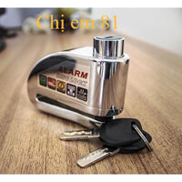 Bộ Khóa đĩa báo động còi hú chống trộm xe máy ALARM, khóa giày kêu chống trộm xe máy