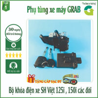 Bộ khóa điện xe SH Việt 125i, 150i Loại Không Chip [Tặng cáp sạc điện thoại 3 in 1] - B8896