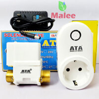 Bộ khóa nước đóng mở van tưới cây từ xa bằng điện thoại wifi 3G ATA TĐW-01