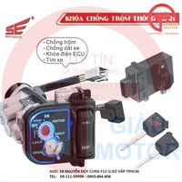BỘ KHÓA SE CHỐNG TRỘM CHO XE VISION 2015 VÀ XE PCX 2013 , 2015 CÓ CHÌA VÀ ĐEN LED CẠNH